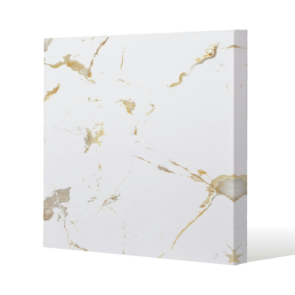 image 1 of Gold Marble (Canvas Print) 114 x 114 x 4cm