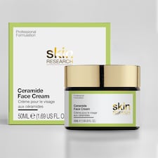 Skin Research Advanced Anti-Ageing Ceramide Face Cream 50ml for Wrinkles and Hydration