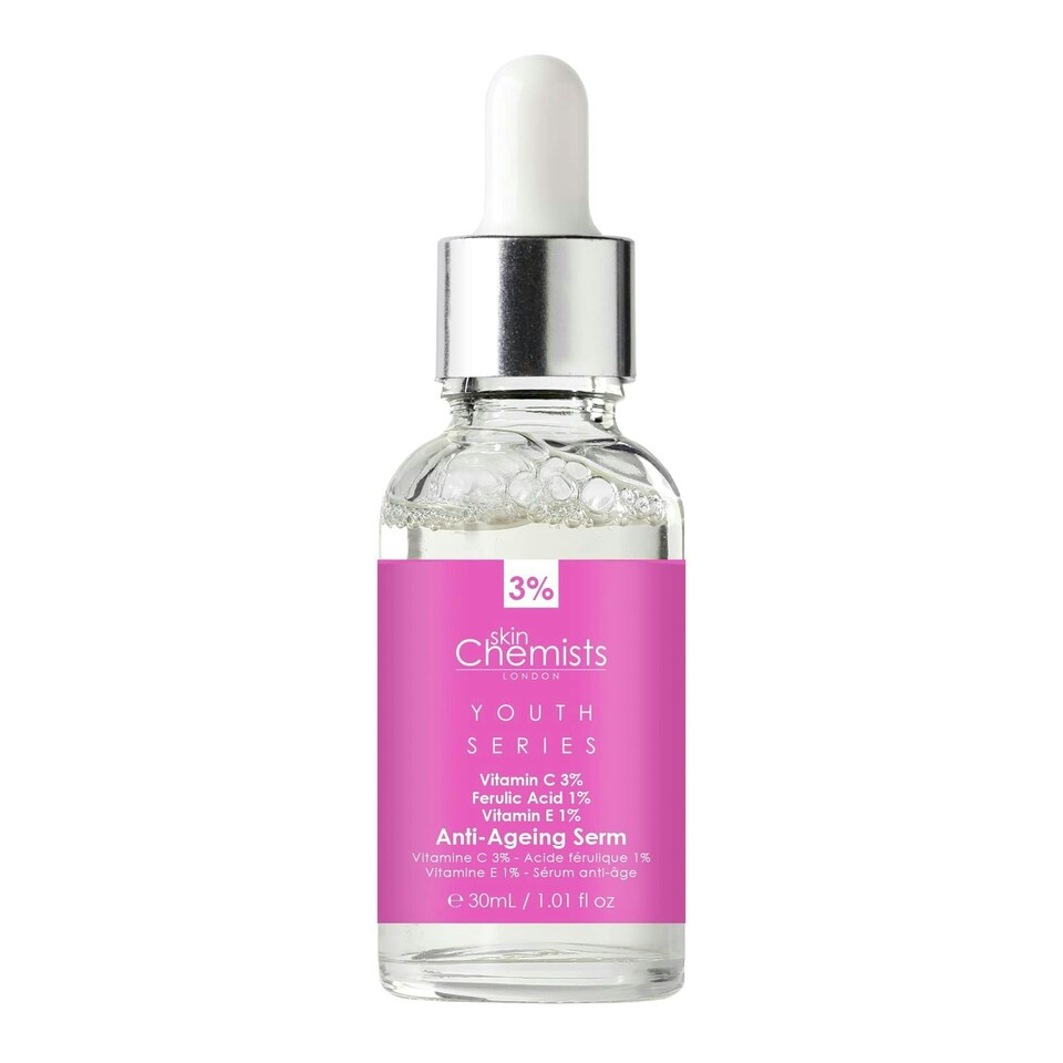 image 1 of skinChemists Youth Series Anti-Ageing Serum Vitamin C 3%, Ferulic Acid 1%, Vitamin E 1% 30ml