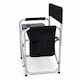 image 6 of Folding Lightweight Outdoor Portable Directors Camping Chair | Black