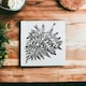 image 2 of Fern Glass Hot Pot Stand - Heat Resistant Non-Slip Trivet