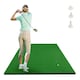 image 10 of COSTWAY Golf Hitting Mat Standard Real Feel Golf Practice Mat