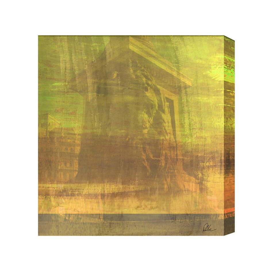 image 1 of Trafalgar Lion (Canvas Print) 40" x 40"