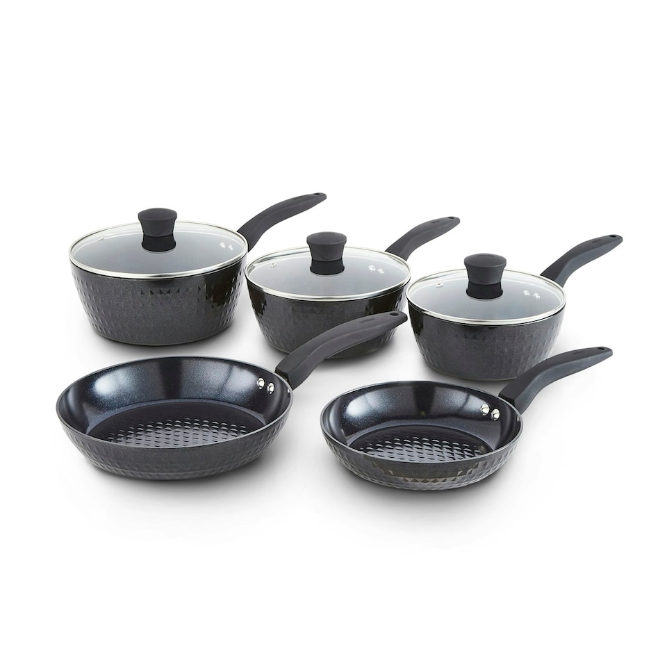 image 1 of Tower T900130 5 Piece Cookware Set Black