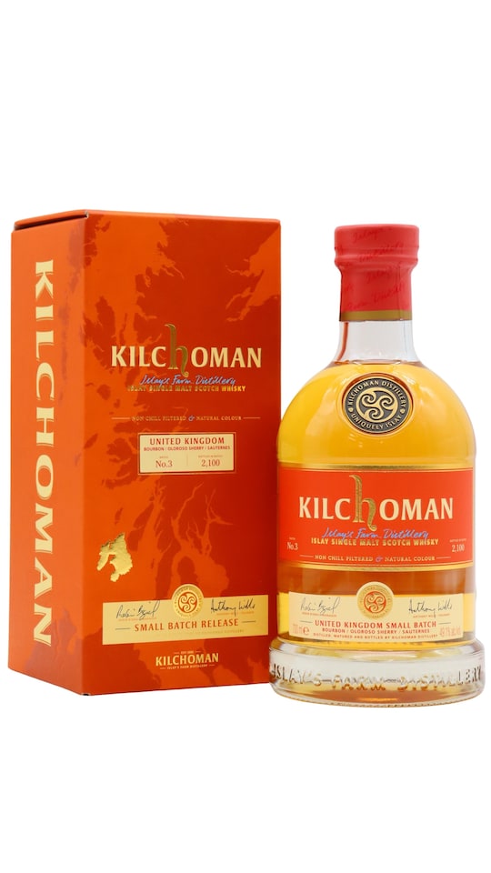 Kilchoman - UK Small Batch No. 3 Islay Single Malt Scotch Whisky