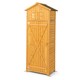 image 5 of Outdoor Storage Shed Garden Tool Utility Cabinet Waterproof Asphalt Roof