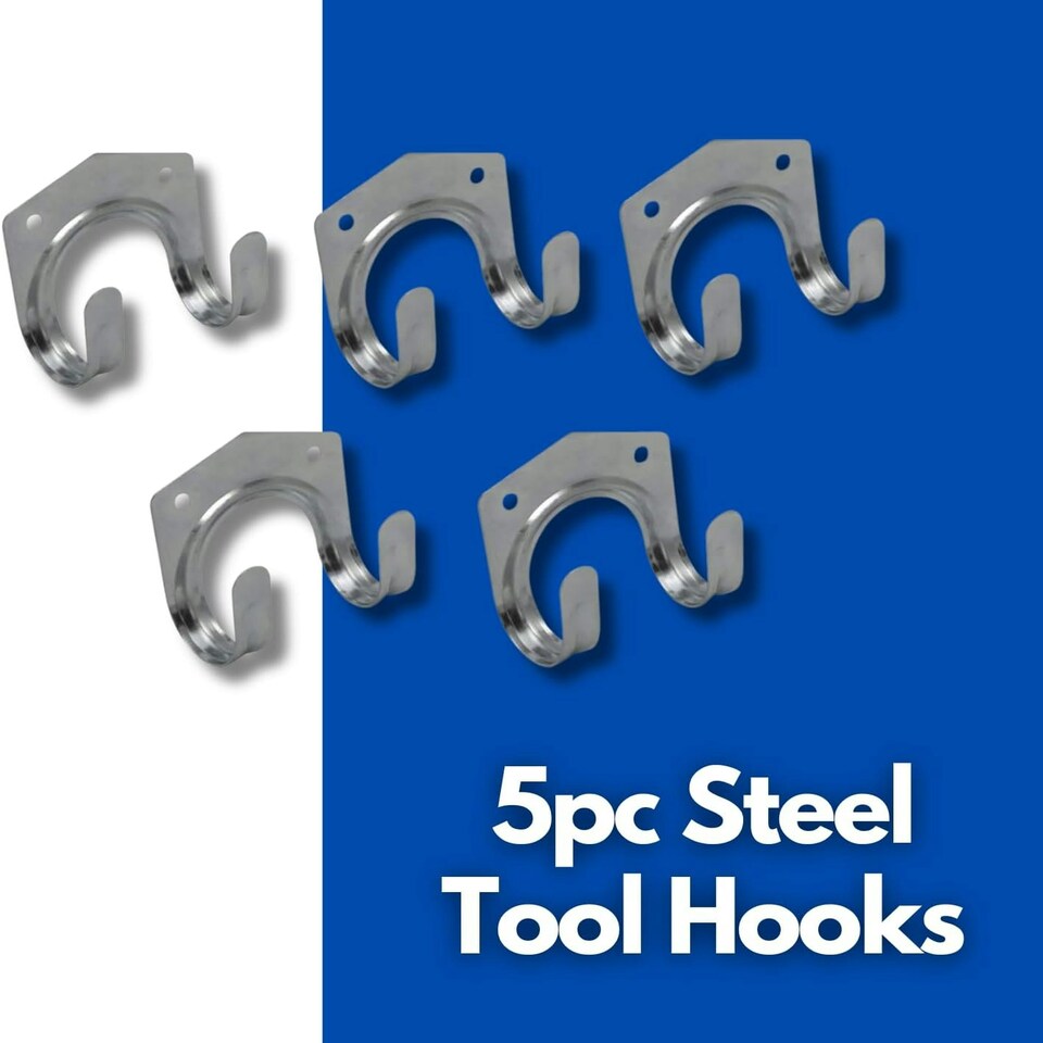 image 1 of Marco Paul Pack of 5 Steel Large Hooks for Hanging