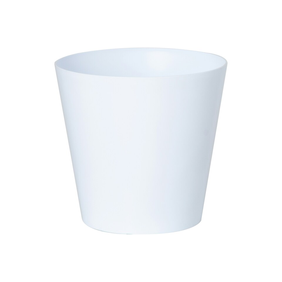 image 1 of Studio 4x 30cm Round Plastic Planter White