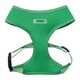 image 1 of Soft Dog & Puppy Harness with Clip, Adjustable Green | XL