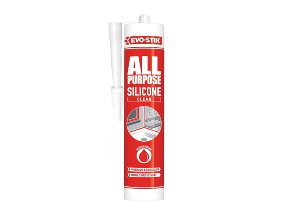EVO-STIK - 112896 All Purpose Flex Silicone Sealant Clear C20