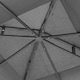 image 8 of Outsunny 3 x 3m Patio Gazebo Canopy Garden Pavilion Tent Shelter with 2 Tier Roof and Mosquito Netting, Steel Frame, Grey