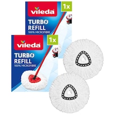 Vileda Turbo Classic Mop Head Refill Twin Pack 160504
