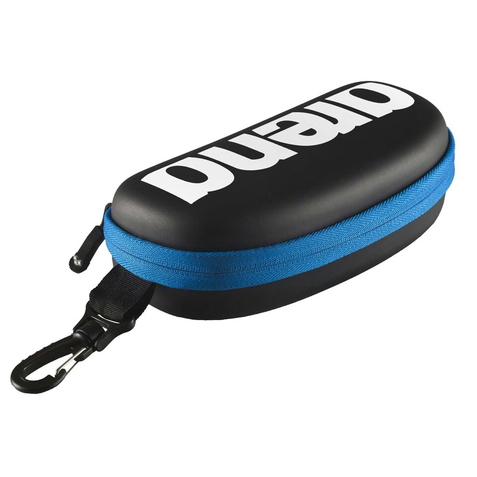 ARENA SWIM GOGGLES CASE- BLACK/WHITE/ROYAL - Cartasport - ASGC3