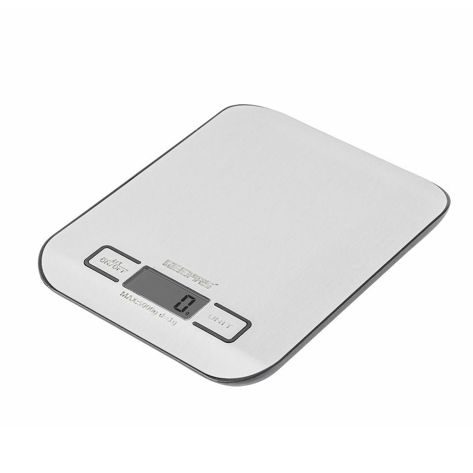 image 1 of GEEPAS Digital Kitchen Scale - Silver