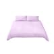 image 1 of Living and Home 3Pcs Duvet Cover and Pillowcases Bedding Set, Small Double- Purple | Purple | Double