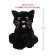 image 4 of Witch Costume - 5 Pcs - Collared Dress, Broom, Cat Toy, Wig & Hair Bow | Black | 2XL