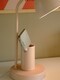 image 7 of Nordlux Devone Indoor Table Lamp Pink Metal E27 Pen & Phone Holder  - Mains Powered, IP20 | Pink | rose