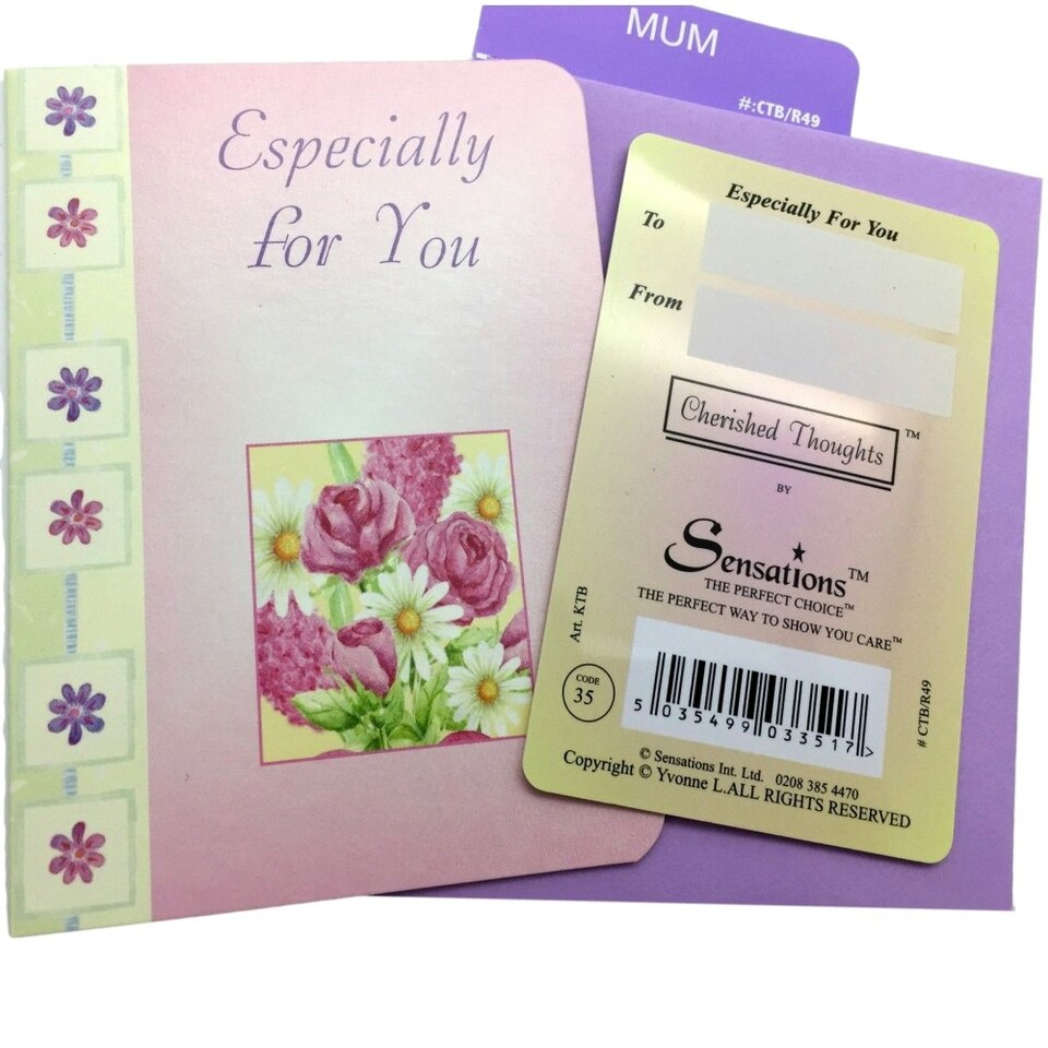 image 1 of You`re A Very Special Mum(Sentimental Keepsake Wallet / Purse Card)...