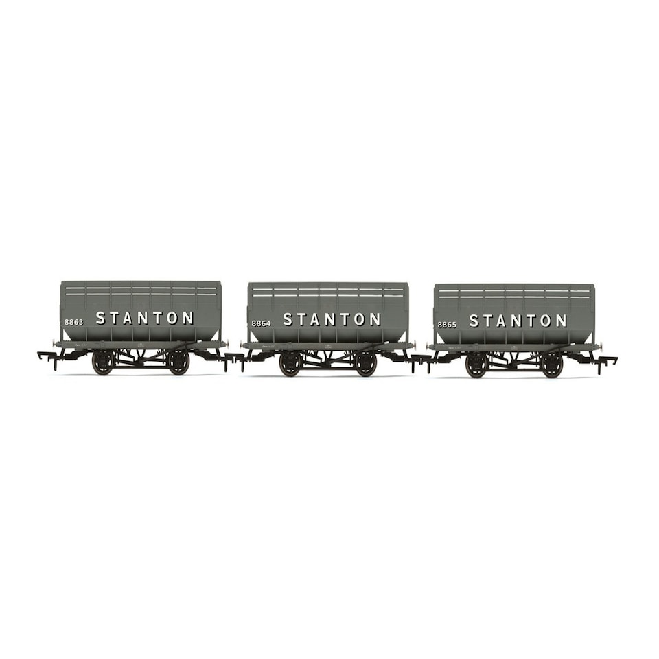Hornby 20t Coke Hopper Wagon Set (3) Stanton Ironworks