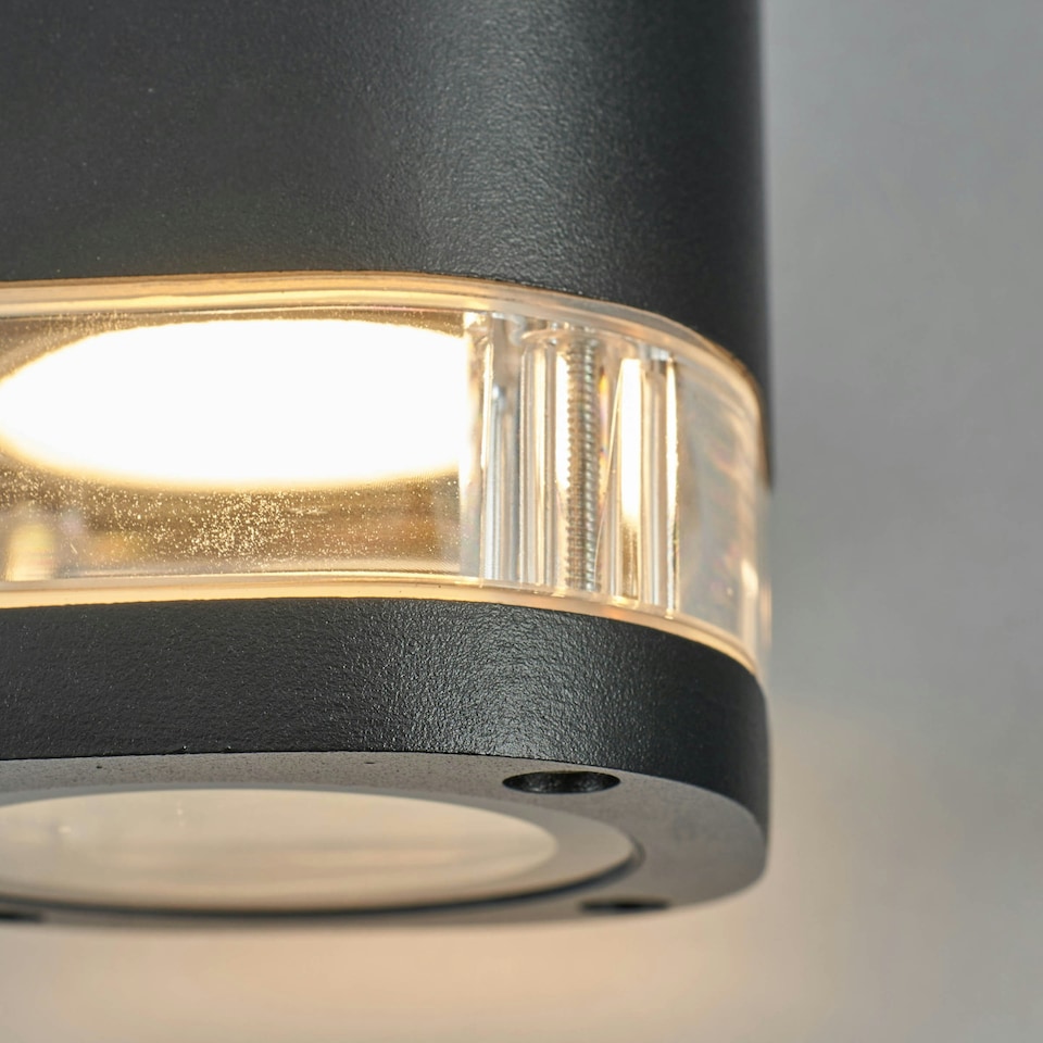 image 1 of BHS Epin Outdoor Wall Light, Black