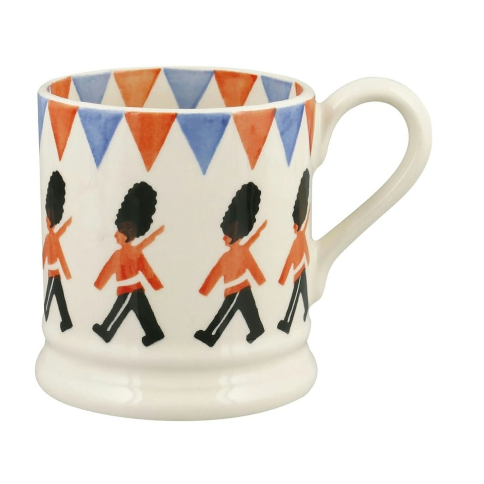 image 1 of Mug: 1 x 300ml Emma Bridgewater Trooping the Colour Mug, Ceramic White