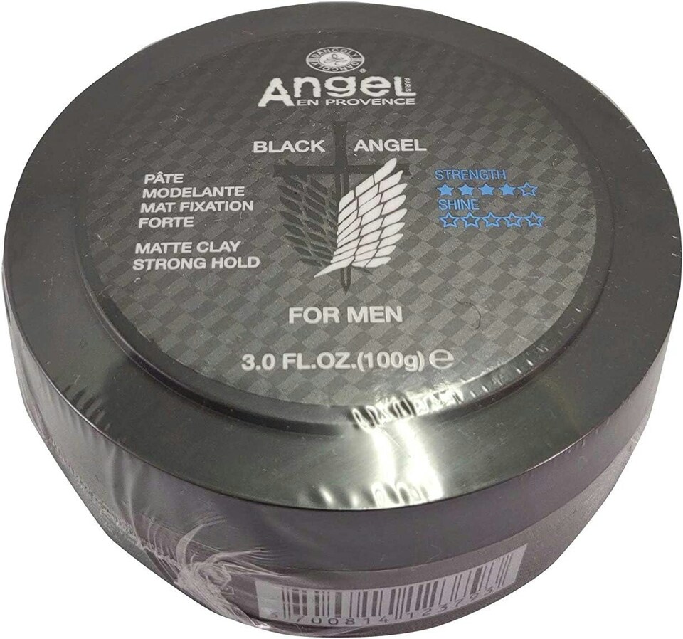 image 1 of Angel En Provence Black Angel For Men Strong Hold Matte Clay | Cream