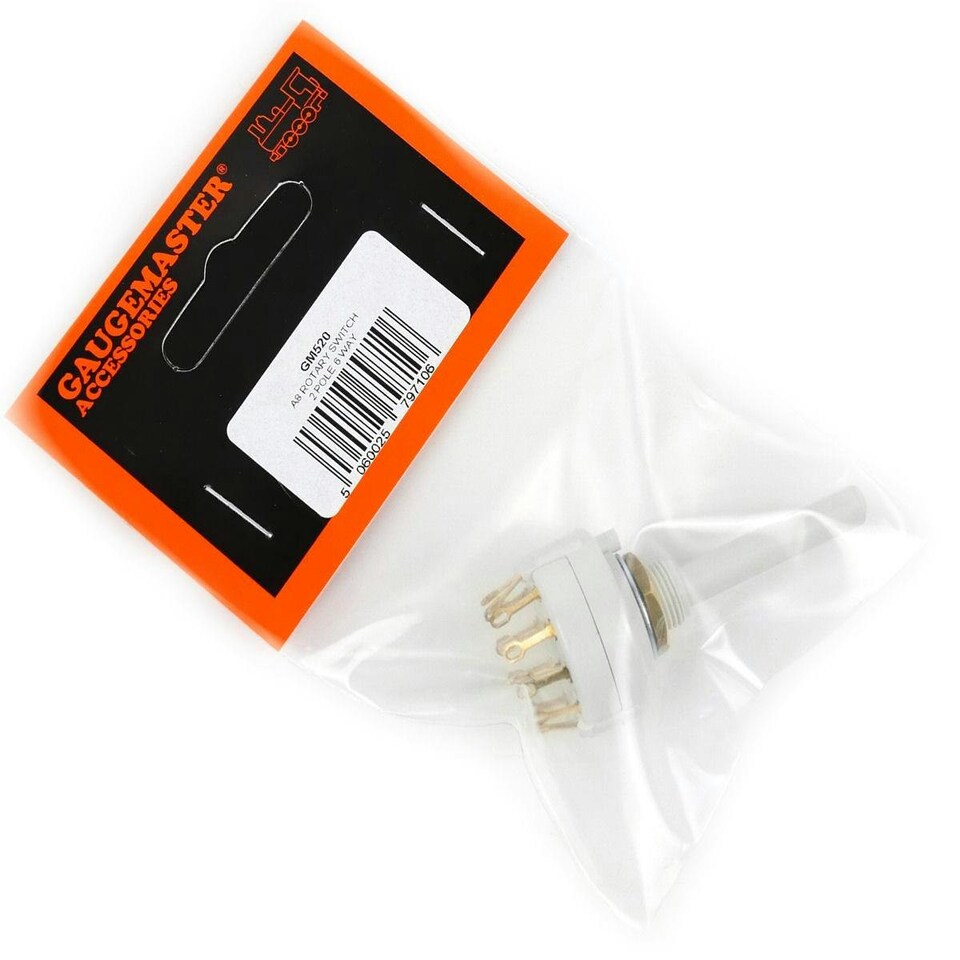 image 1 of Gaugemaster Electric Rotary Switch 2 Pole 6 Way