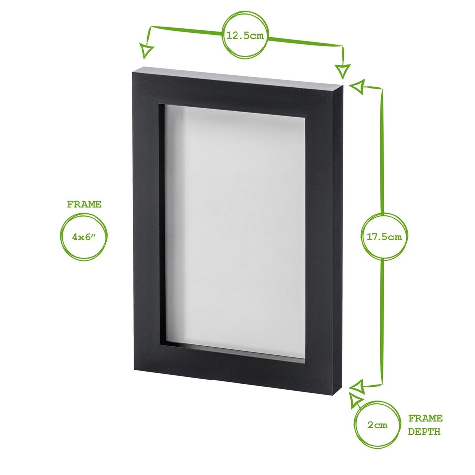 image 1 of Nicola Spring Photo Frame - 4" x 6" - White