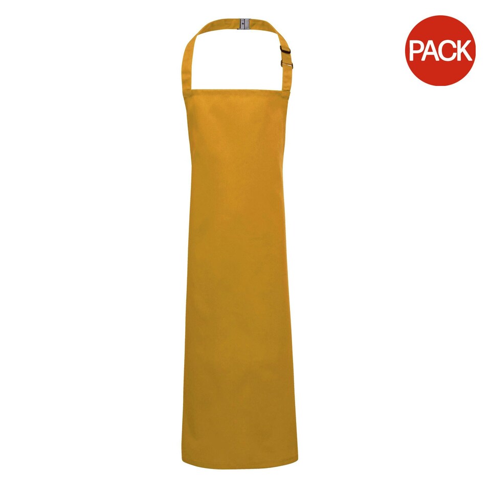 image 1 of Premier Childrens/Kids Bib Apron (Pack of 2) - Orange - Infant
