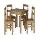 image 1 of Panama Dining Set - Natural Wax Brown