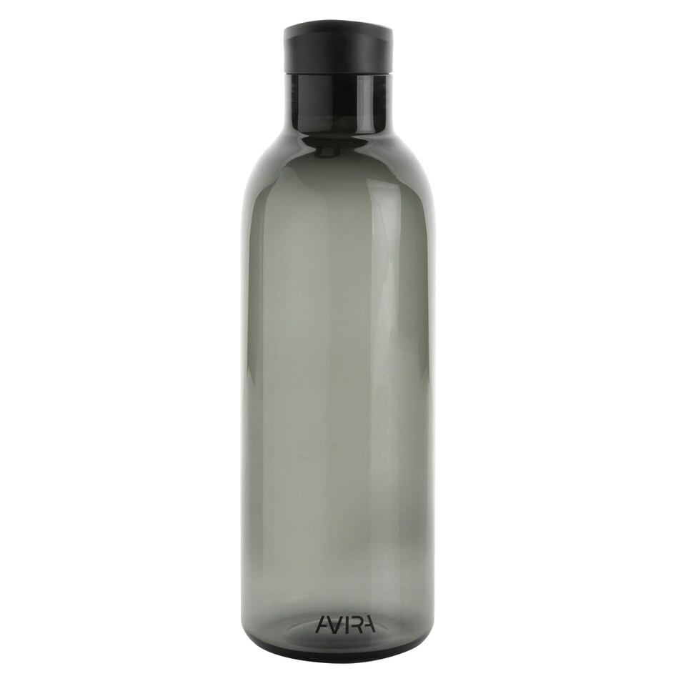 image 1 of Avira Atik RPET 1L Water Bottle - Black - One Size Black | One Size