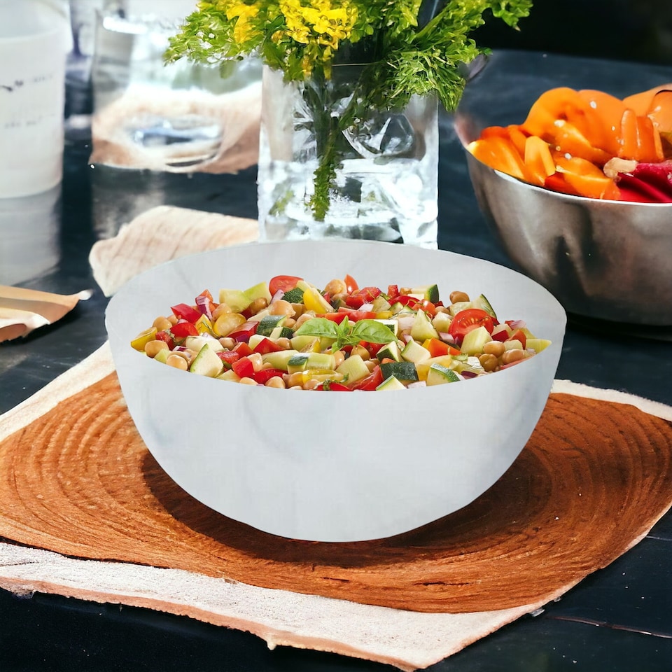 image 1 of Luminarc Opal Glass Salad Bowl | Multi | 1