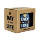 image 3 of The Beatles | A Day in The Life | Blue Ceramic Coffee Mug | Official Merchandise | Workshop, Garage & Record Desk Companion | Father’s Day Gift for Dad