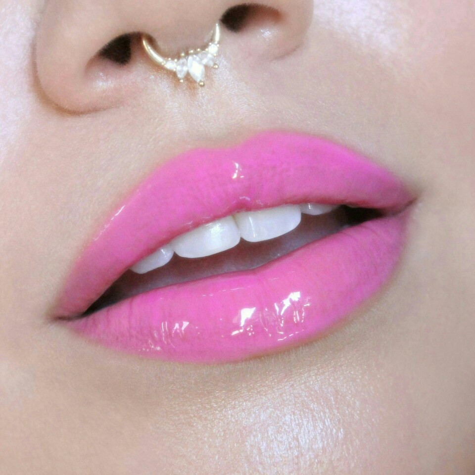 image 1 of Hot Pink Glis Gloss - Lip Gloss - Glisten Cosmetics Multi