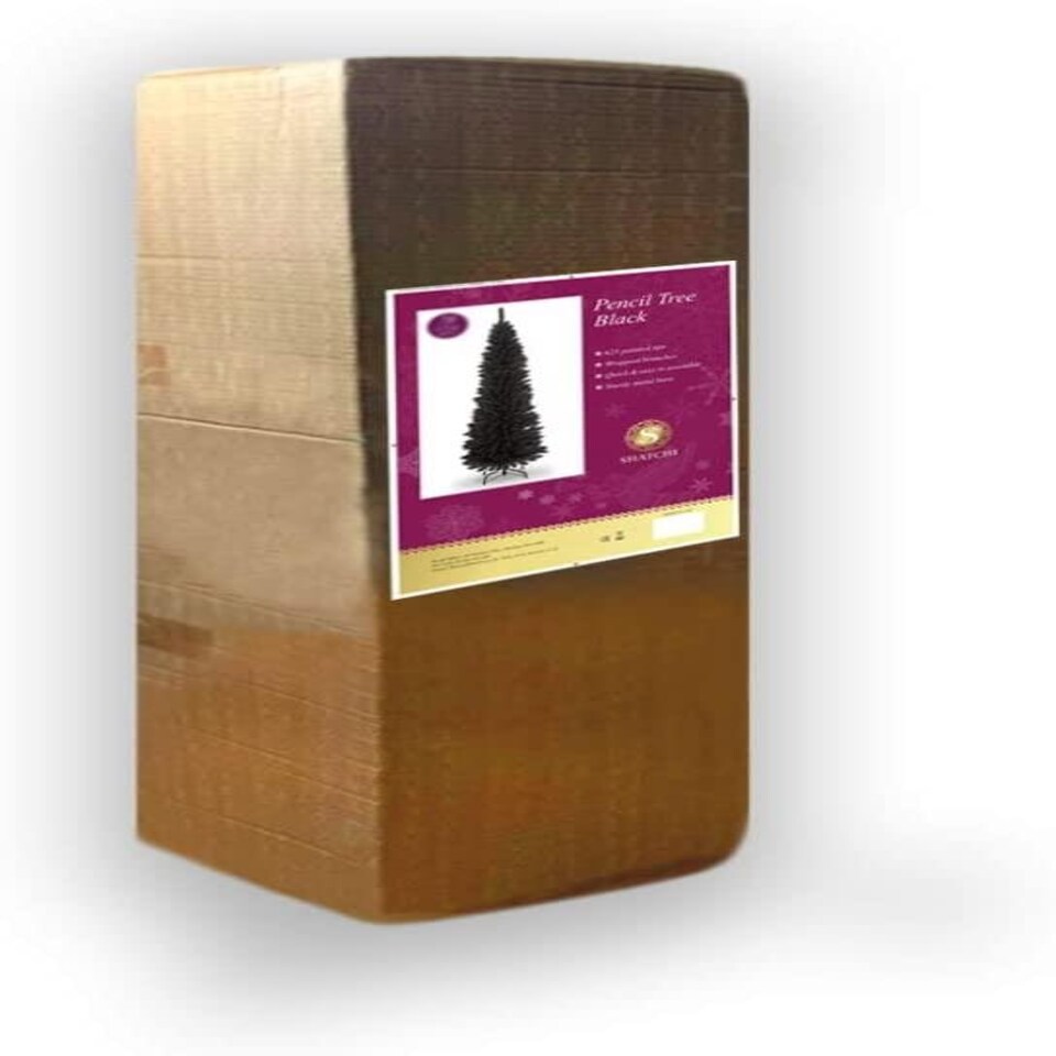 image 1 of 5Ft Pencil Tree Black Black | 5ft