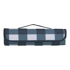 Mountain Warehouse Picnic Mat Water Resistant Compact Carry Handle Blue | Corn Blue | One size