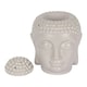 image 4 of Something Different Buddha Head Oil Burner - Grey - One Size