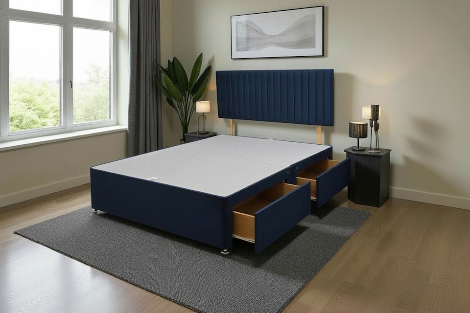 Emily Divan Bed Base 2 Drawers And Headboard