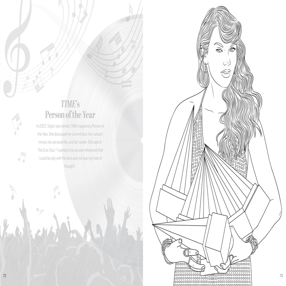 image 1 of Taylor Swift Forever Coloring & Activity Book
