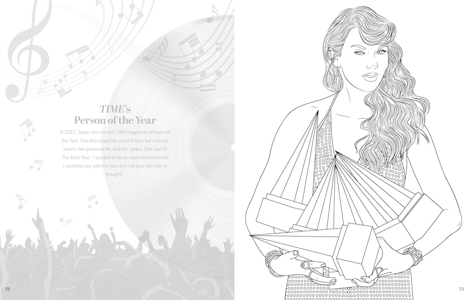 image 1 of Taylor Swift Forever Coloring & Activity Book