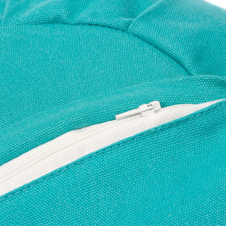 image 1 of Myga Turquoise Zafu Yoga Meditation Cushion