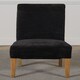 image 10 of Oregon Round Oak Dining Table with Montana Fabric Chairs Black