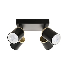 Larbert - Black 4 Way Adjustable Spotlight Fitting