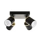 image 1 of Larbert - Black 4 Way Adjustable Spotlight Fitting