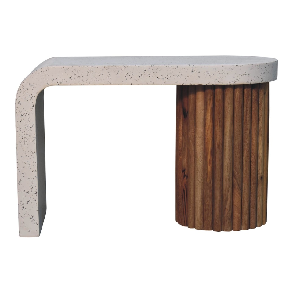 image 1 of Artisan Furniture Solid Wood Serenity Terrazzo Coffee Table