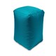 image 6 of Waterproof Cube Indoor Outdoor Bean Bag Foot Stool Pouffe Blue | Teal