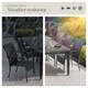 image 7 of Rattan Garden Chair Girona - polyrattan and steel, weather and sun resistant, stackable | Black | black | 2
