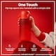 image 3 of Leak Proof Kids Water Bottle, BPA Free, 350ml (12oz) | Red | Red With Straw