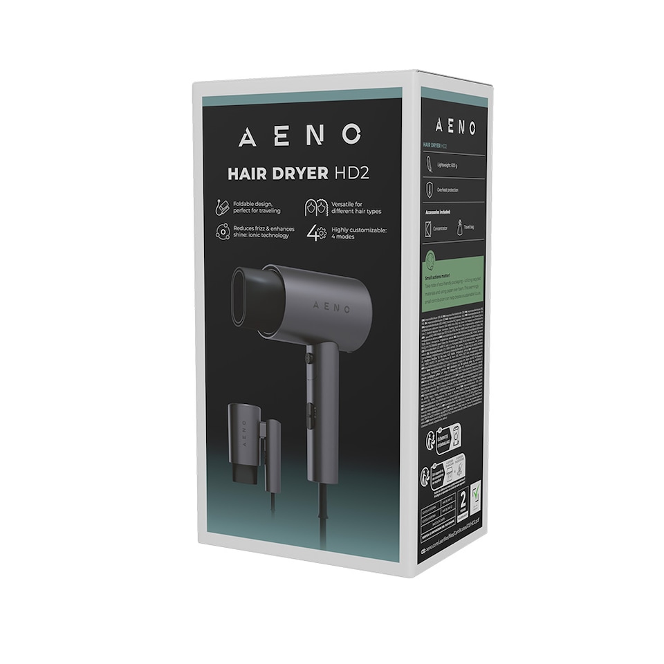 image 1 of AENO Hair Dryer HD2 Grey
