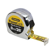 Stanley Hand Tools Powerlock Bladearmor Pocket Tape - Multi Colour - 8m/26ft (Width 25mm)